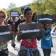 An April 2015 demonstration over the death of Freddie Gray in Baltimore (Getty Images)